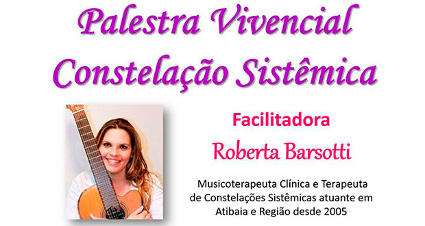 Palestra sobre Constelação Sistêmica em Piracaia